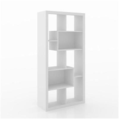 Estante Livreiro Multiuso Com Nichos E1712 Branco