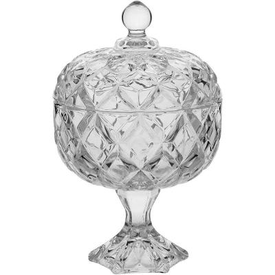 Mellione Potiche 29X18X18Cm Cristal Eco Transp