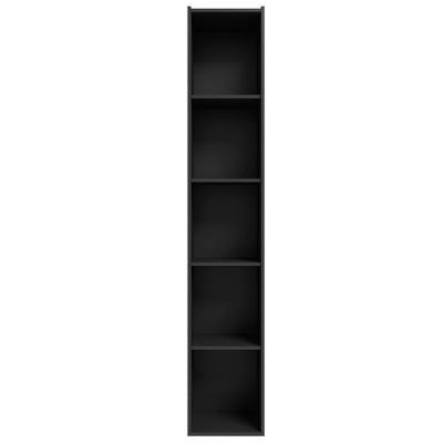 Estante Livreiro Multiuso Janaína 5 Nichos Preto