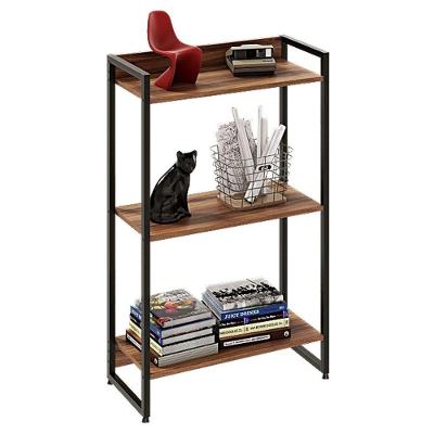 Estante Livreiro Multiuso Dynamica Industrial 60cm 3 Prateleiras C08 Nogal