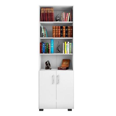 Estante de Livros para Escritório Home Office Portas