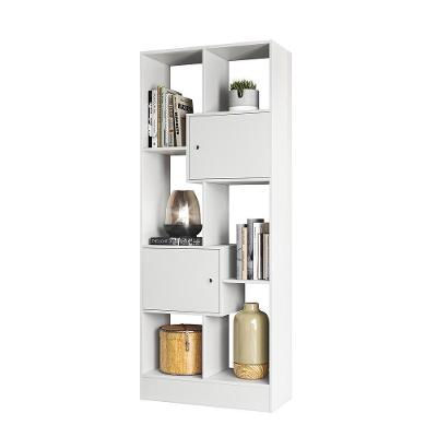 Livreiro Com Nicho E 2 Portas Branco - Qmovi