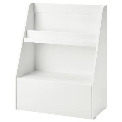 Organizador Livreiro Com Baú William 100% Mdf Livros Caixa