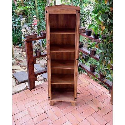 Livreiro Estreito Plus 1,77x60x33 De Madeira Maciça Neppel