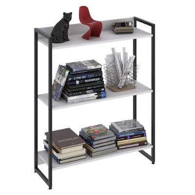 Estante Livreiro Dynamica Industrial 80cm 3 Prateleiras C08 Branco Chess