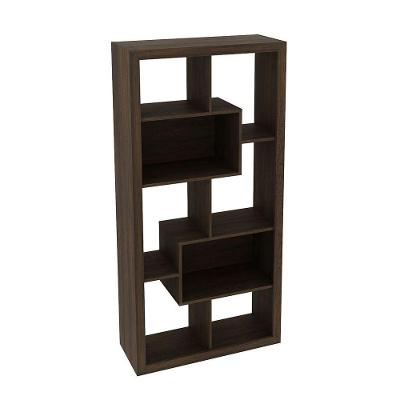 Estante Livreiro Multi Com Nichos E1712 Rústico