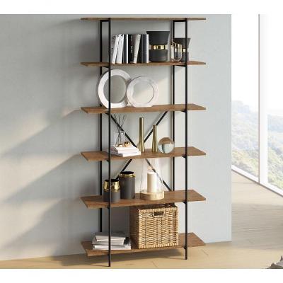 Estante Multi 06 Prateiras A1800 Vermont Preto Fosco