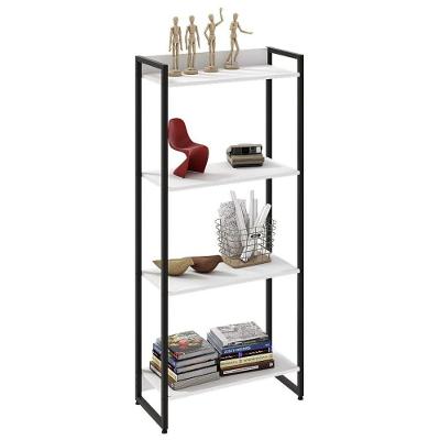 Estante Livreiro Dynamica Industrial 60cm 4 Prateleiras C08 Branco Chess