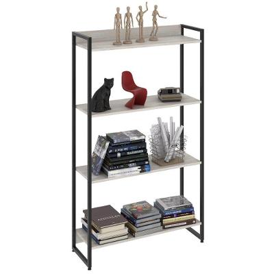 Estante Livreiro Multi Dynamica Industrial 80Cm 4 Prateleiras C08 Snow