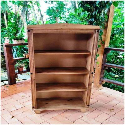 Estante Para Livros Média Madeira Maciça 1,50x74x32 Móveis Rio Negrinho