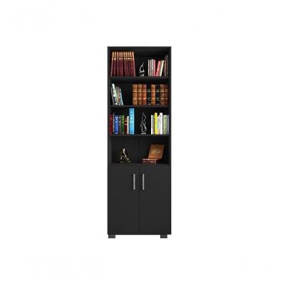 Livreiro Office Com Portas Pequenas Preto Tx - Móveis Leão