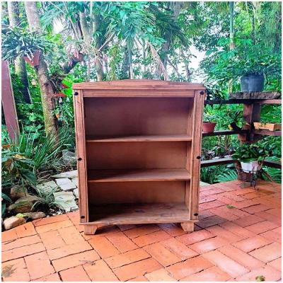 Estante Para Livros Pequena Madeira Maciça 1,10x74x32 Móveis Rio Negrinho