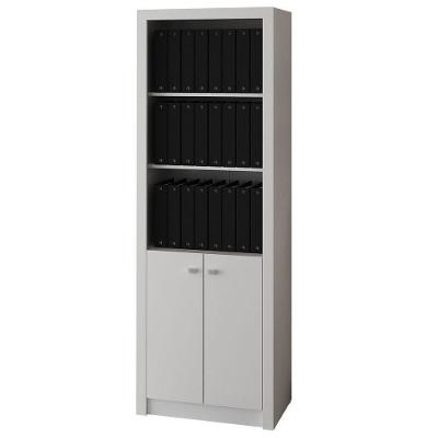 Armário Estante Alto Para Escritório Mdp Branco
