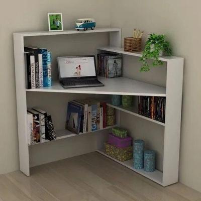 Biblioteca Organizadora 100% Mdf Sala Livros Mesa Escritório