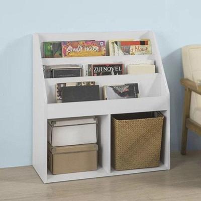 Livreiro Com Nichos Eduard 100% Mdf