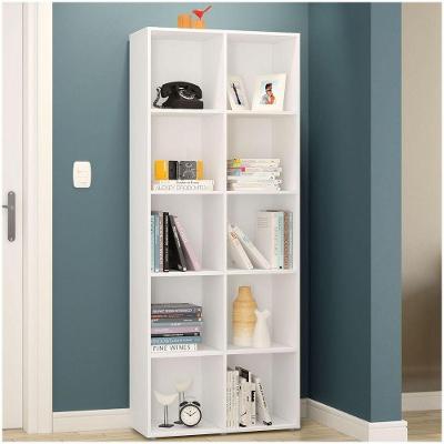 Estante Livreiro Multi 10 Nichos Caracol Branco Politorno