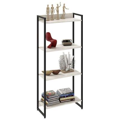 Estante Livreiro Multiuso Dynamica Industrial 60cm 4 Prateleiras C08 Snow