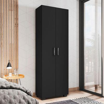 Livreiro Office Allan 02 Portas Grandes L01 Preto Tx
