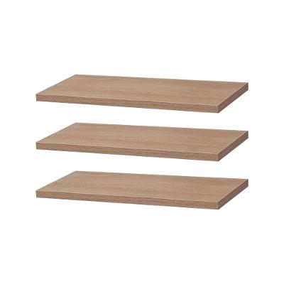 Kit 3 Prateleiras 30 x 15cm Carvalho Suporte Invisível