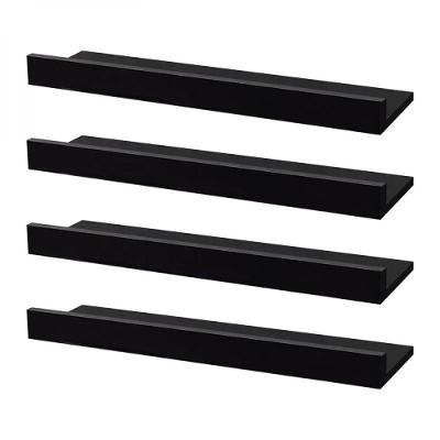 Kit 4 Prateleiras Porta Quadros 60 X 10cm Suporte Invisível