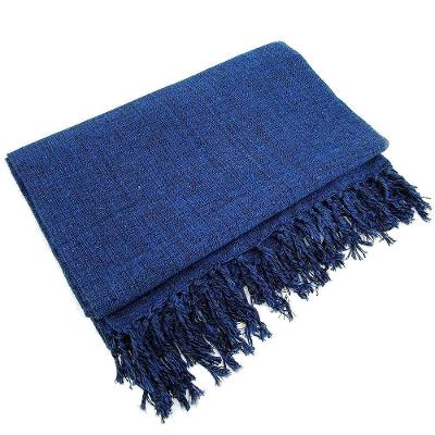 Manta Para Sofá Tipo Manta Capa De Sofá 2,40 X 1,80 Cor:Azul Mesclado