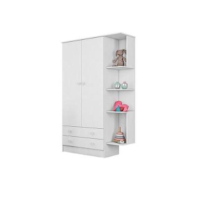 Guarda Roupa Infantil Com Nicho 2 Portas Branco