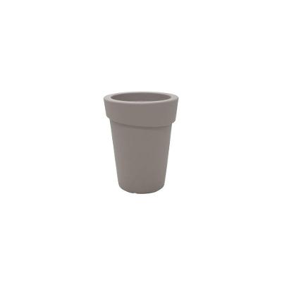 Vaso Tramontina Gipsy Em Polietileno Concreto 70cm Altura / 55cm Diâmetro Superior Tramontina