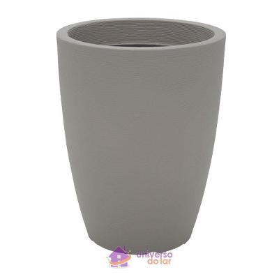 Vaso Thai Tramontina Basic Em Polietileno Concreto 58 Cm Tramontina