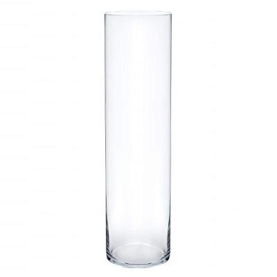 Vaso Vidro Cilindro Grande Comprido 40x14cm Transparente