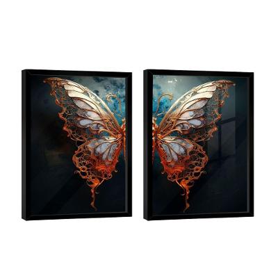 Dupla De Quadros Light Butterfly -- Br Artes