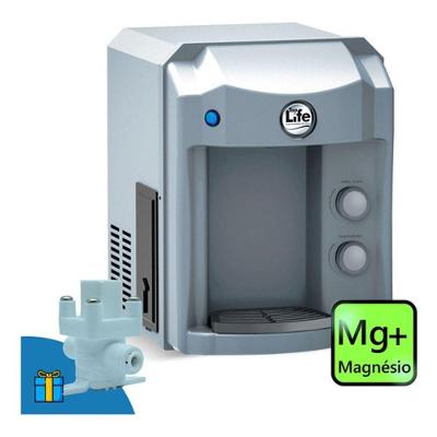 Purificador De água Alcalina Ionizada Ozônio E Magnésio Mg+ Voltagem:127v;cor:prata