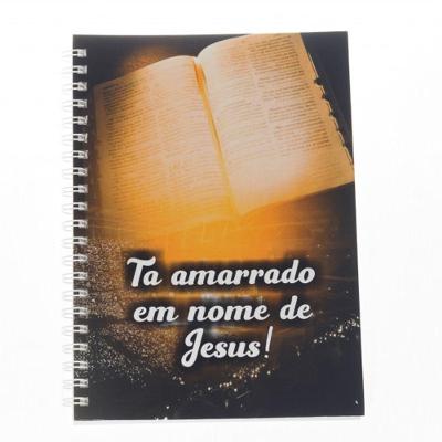 Caderno De Anotações - Coleção Religião - Capa Dura Capa/modelo Em Nome De Jesus