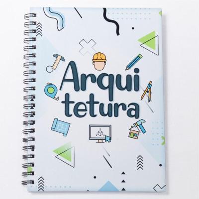 Caderno Universitário 100fls Arquitetura Profissões Cor Arquitetura