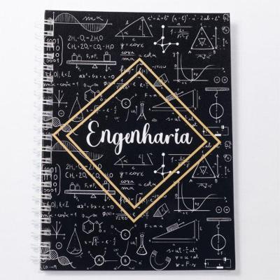Caderno Universitário 100fls Engenharia Profissões Cor Engenharia