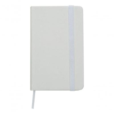 Caderneta Tipo Moleskine Anotações 13x8 S Pauta Envio Rápido Cor Branco