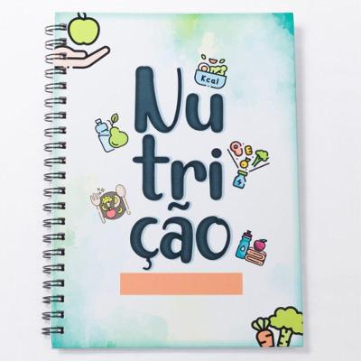 Caderno Universitário 100fls Nutrição Profissões Cor Nutrição