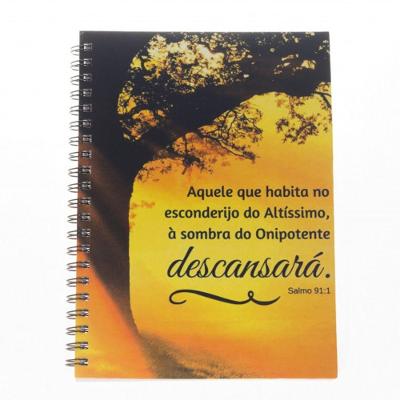 Caderno Capa Dura Universitário 1 Matéria Aquele Que Habita Cor Aquele Que Habita - Salmo 91