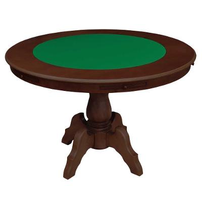 Mesa de Jogos 6 Lugares Gavetas e Porta Copos