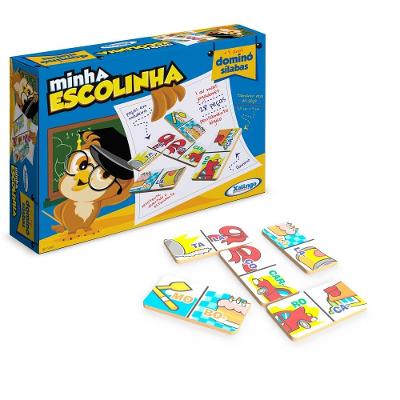 Dominó Divisão Silábica Minha Escolinha