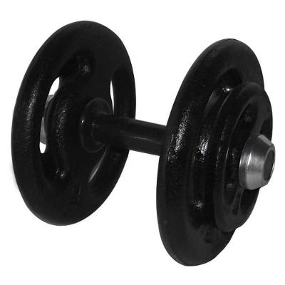 Dumbbell Pintado Pegada Emborrachada Academia Fitness 30kg