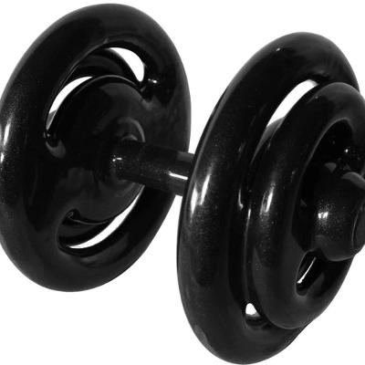 Dumbbell Emborrachado Treinamento Funcional Academia 14kg