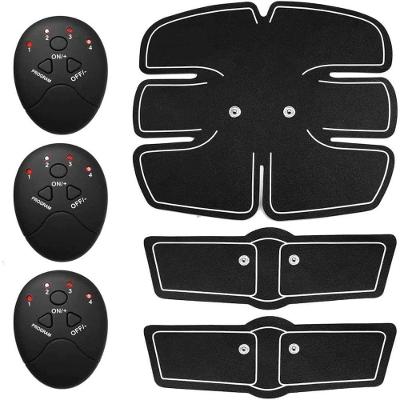 Ems Cinto Estimulador Muscular Aparelho Abdominal 6 Packs Eletromuscular 3 Em 1
