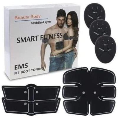 Estimulador Muscular Abdômen E Braço Tonificador Ems Fitness 3 Em 1