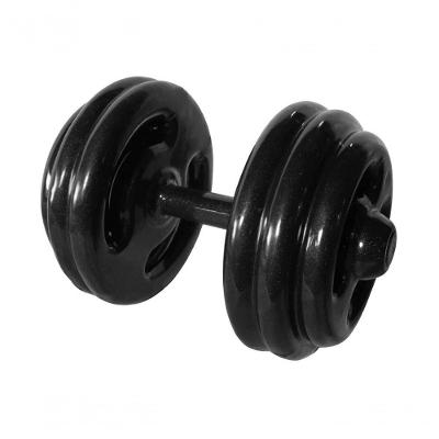 Dumbbell Emborrachado Treinamento Funcional Academia 28Kg.