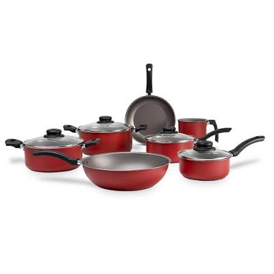 Conjunto De Panelas 7 Peças Ruby Brinox Vermelho