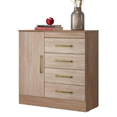 Cômoda 4 Gavetas Montevidéu Nogal Vanilla Touch 4290