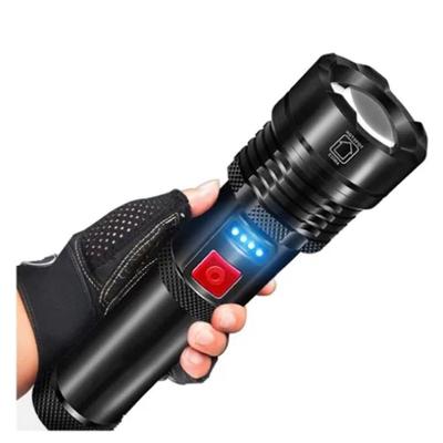 Lanterna Led Xml T9 Recarregável Usb Muito Forte.