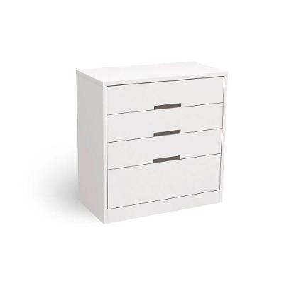 Cômoda S824 Com 4 Gavetas Em Mdp Kappesberg Branco
