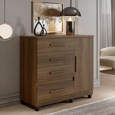 Cômoda Florença 1 Porta 4 Gavetas Benetil Cor:imbuia