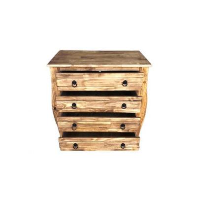 Comoda 4 Gavetas Provence de Madeira Maciça Moveis Rio Negrinho